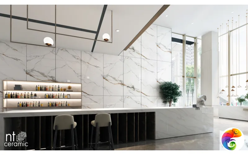 Керамогранит NTT3001P Carrara Gold 120x240