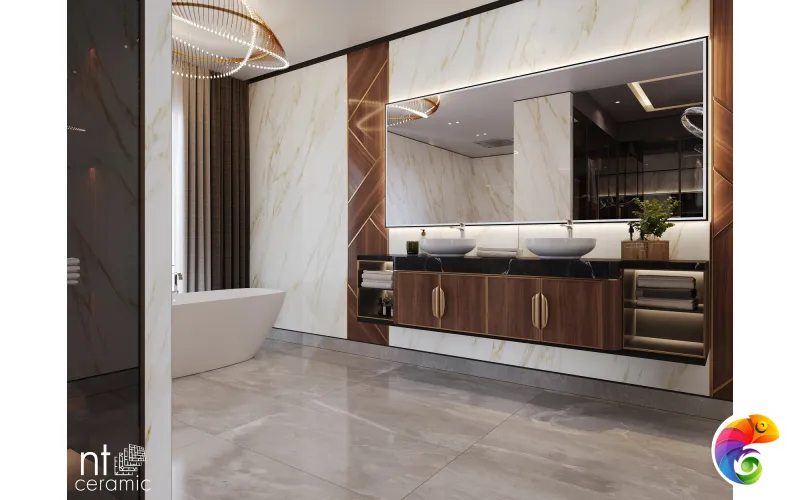 Керамогранит NTT3501L Arabesco Gold 120x270