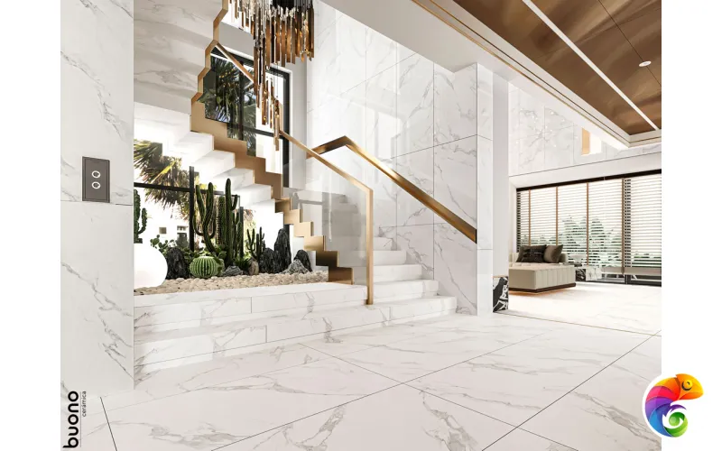 Керамогранит для пола и стен M4402P Carrara Anita Glossy 120x60