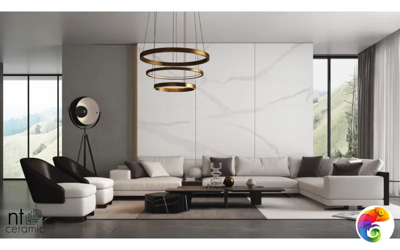 Керамогранит NTT3008P Bianco Statuario 120x240