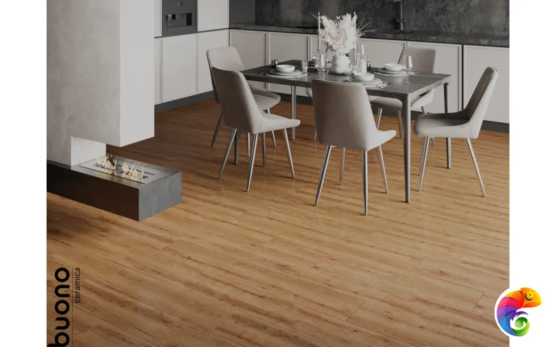 Керамогранит для пола и стен F4502M Buono Ceramic Forest Brown Matt 20x120