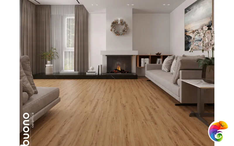 Керамогранит для пола и стен F4504M Buono Ceramic Forest Natural Matt 20x120