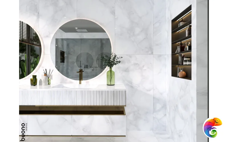 Керамогранит для пола и стен O4451P Onice Smoke Glossy 120x60