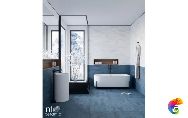 Керамогранит NTT99608M Metallic  Azul 60x120
