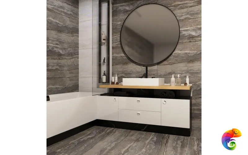 Керамогранит для пола и стен QVL4632C Queen Nile River Sunset Carving 120x60