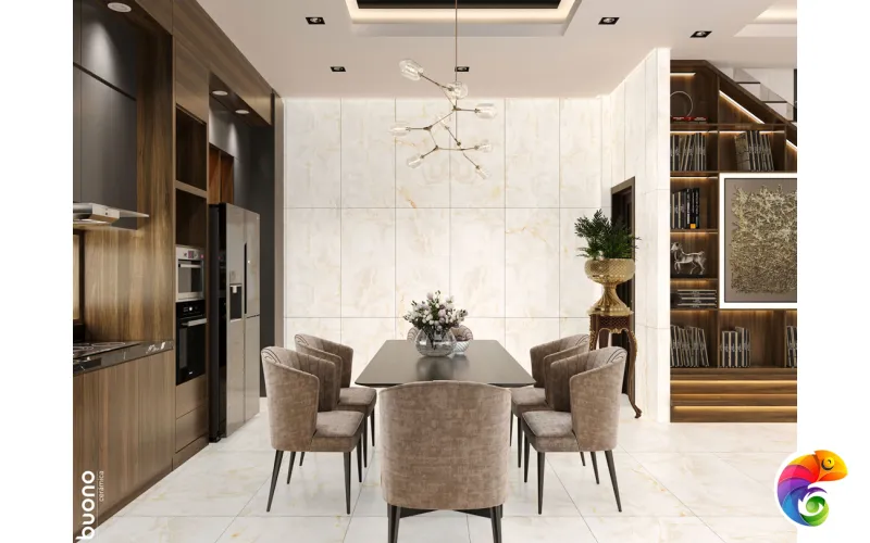 Керамогранит для пола и стен O4453C Onice Crema Carving 120x60