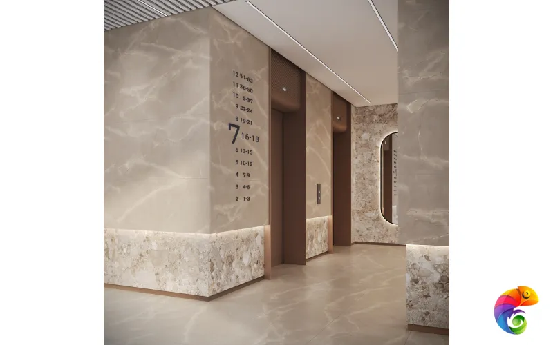 Керамогранит для пола и стен SOVL4709V Soft Beige Stone Satin Carving 120x60