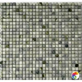 Pix 353 Jet Green ,чип 10x10 мм, сетка 305х305x6 мм, Матовая