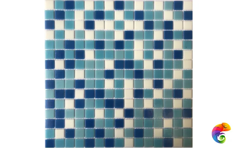 PIX107 из стекла, чип 20x20 мм, бумага 316х316х4 мм Pixmosaic