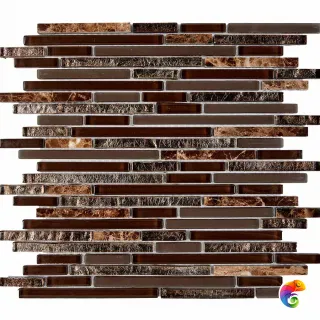 PIX730 из мрамора и стекла, чипы 10x48/98/148 мм, сетка 286х300x8 мм
