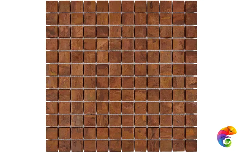PIX731 из меди, чип 23x23 мм, сетка 300х300x8 мм Pixmosaic
