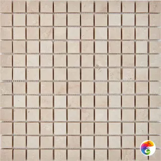 PIX 235 Cream marfil, чип 23x23 мм, сетка 305х305x6 мм, Матовая