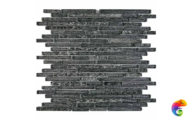 PIX725 из мрамора и стекла, чипы 10x48/98/148 мм, сетка 286х300x8 мм Pixmosaic