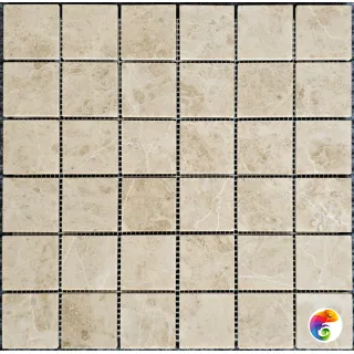 PIX 326 Cappucino, чип 48х48 мм, сетка 305х305х6 мм, Полированная