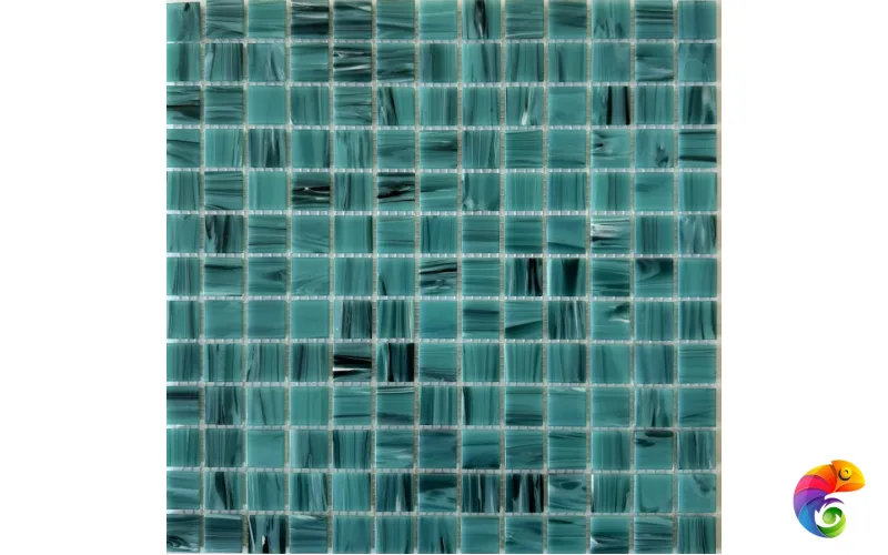 PIX132 из стекла, чип 23x23 мм, сетка 327х327х4 мм Pixmosaic