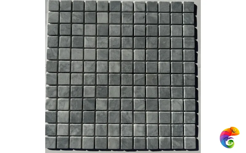 PIX 335 Ice Grey, чип 23х23 мм, сетка 305х305х4 мм, Матовая Pixmosaic
