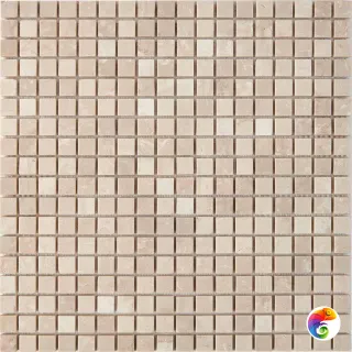 PIX 234 Cream marfil, чип 15x15 мм, сетка 305х305x4 мм, Матовая
