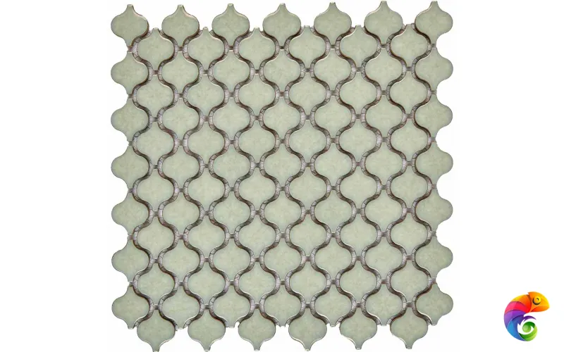 PIX624 из керамогранита, чип 35х40 мм, сетка 295х295х7 мм Pixmosaic