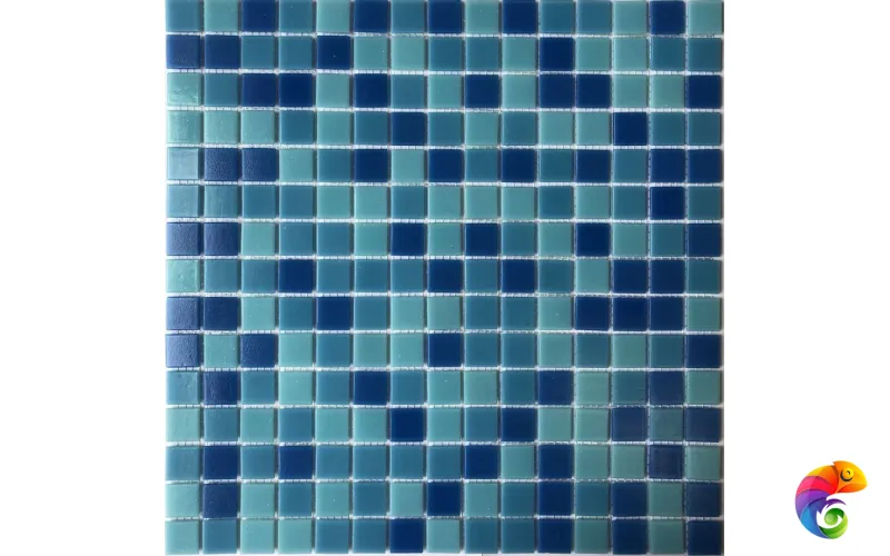 Вывод из ассортимента PIX102 из стекла, чип 20x20 мм, бумага 316х316х4 мм Pixmosaic