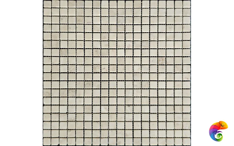 PIX 321 Cappucino, чип 15х15 мм, сетка 305х305х4 мм, Матовая Pixmosaic