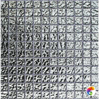 PIX713 из стекла, чип 23x23 мм, сетка 300х300x4 мм