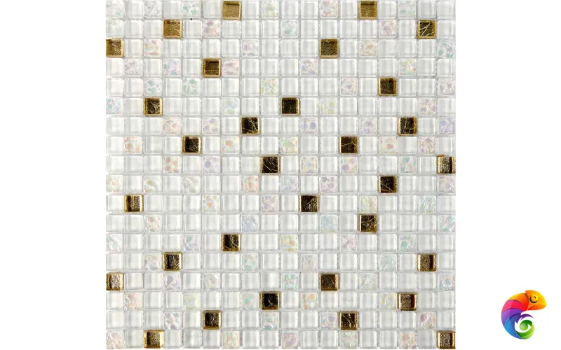 PIX705 из стекла, чип 15x15 мм, сетка 300х300x8 мм Pixmosaic
