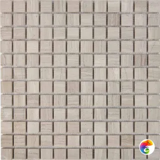 PIX 256 White Wooden, чип 23x23 мм, сетка 305х305x6 мм, Матовая