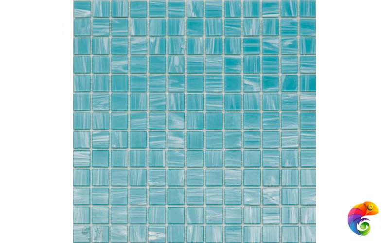 PIX130 из стекла, чип 23x23 мм, сетка 327х327х4 мм Pixmosaic