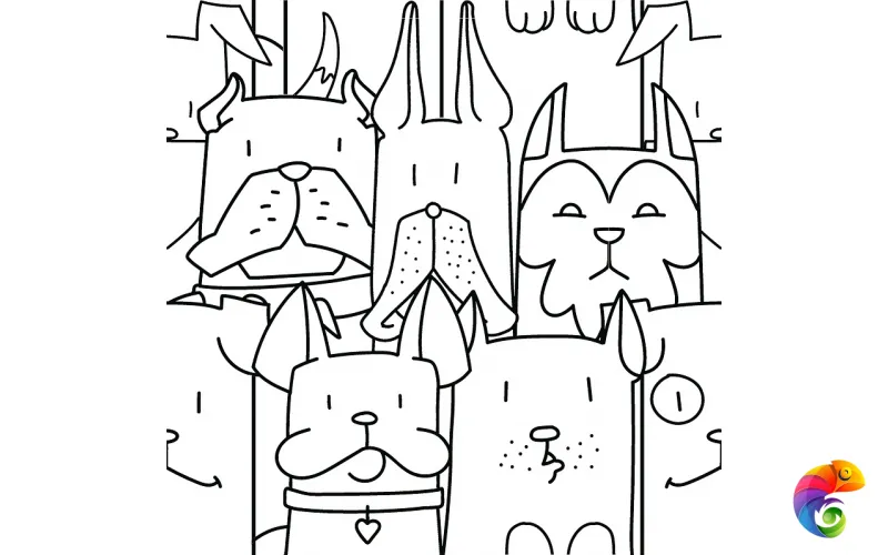 Керамогранит Codicer Oh My Dog White 25x25