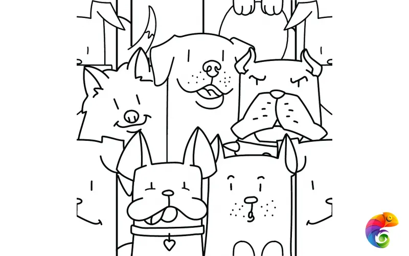 Керамогранит Codicer Oh My Dog White 25x25