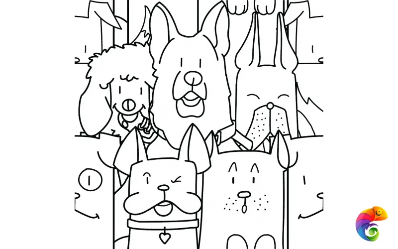 Керамогранит Codicer Oh My Dog White 25x25