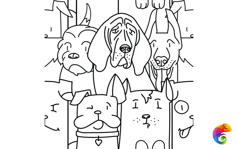 Керамогранит Codicer Oh My Dog White 25x25