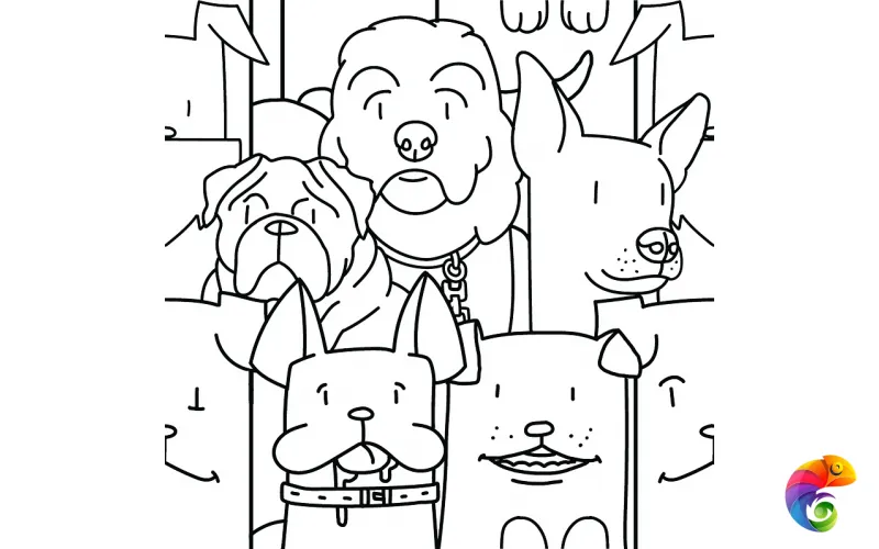 Керамогранит Codicer Oh My Dog White 25x25