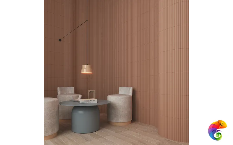 Плитка DNA Match Curved Tan Matt 6,25х25 (26 шт/0,406/0,0156 м2)