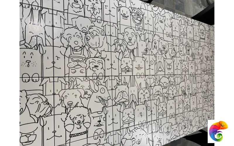 Керамогранит Codicer Oh My Dog White 25x25