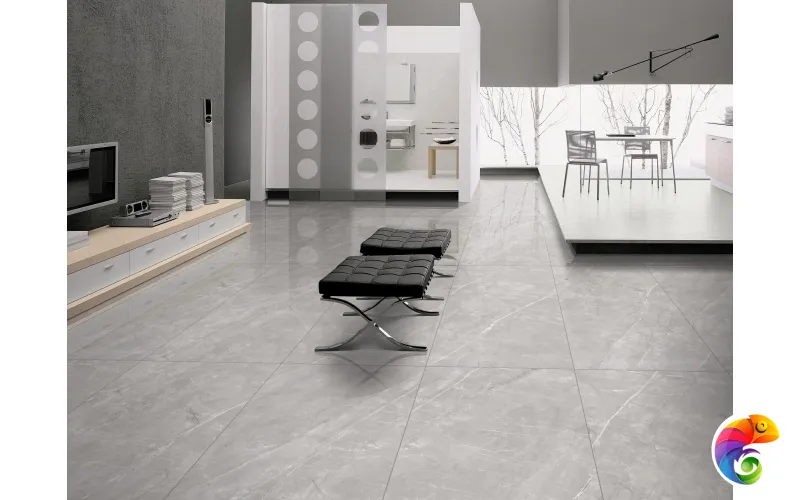 Керамогранит Realistik Nature Pulpis Light Grey Matt Carving 60x60