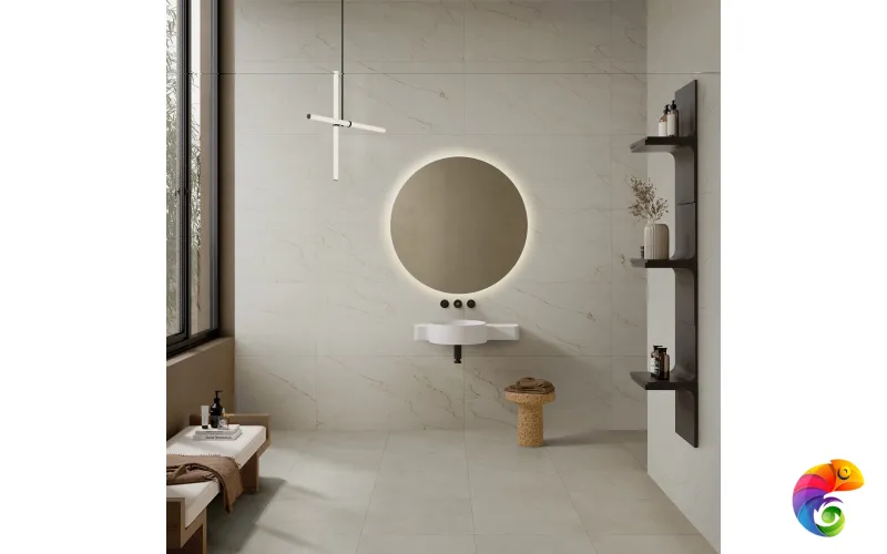 Керамогранит Vitra SilkMarble Марфим Кремовый K947783R0001VTEP МатR9 60x120 (1,44)