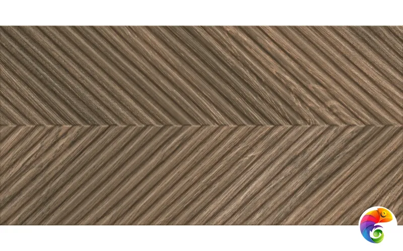 Плитка Ceramika Paradyz Afternoon Brown B Struktura Rekt 29,8x59,8