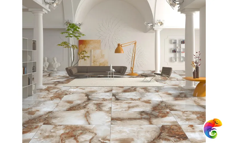 Керамогранит Realistik Ajmer Gold Polished 60x120