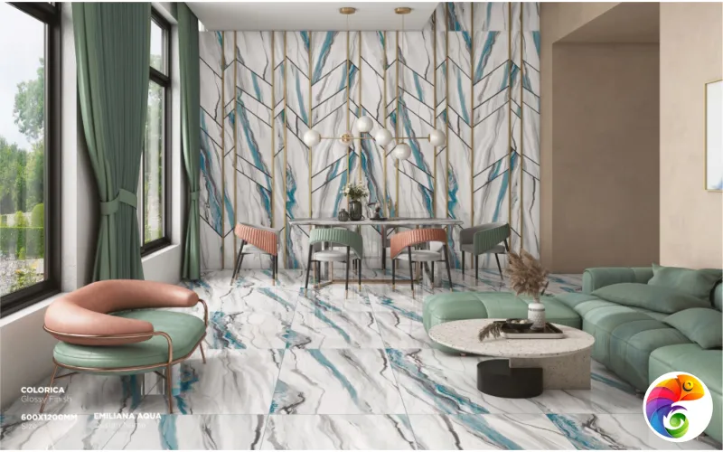 Керамогранит Realistik Emiliana Aqua 60x120