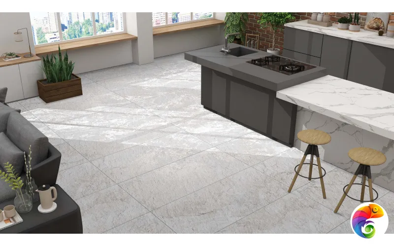 Керамогранит Realistik Eva Blanco Stonelo Carving 60x120