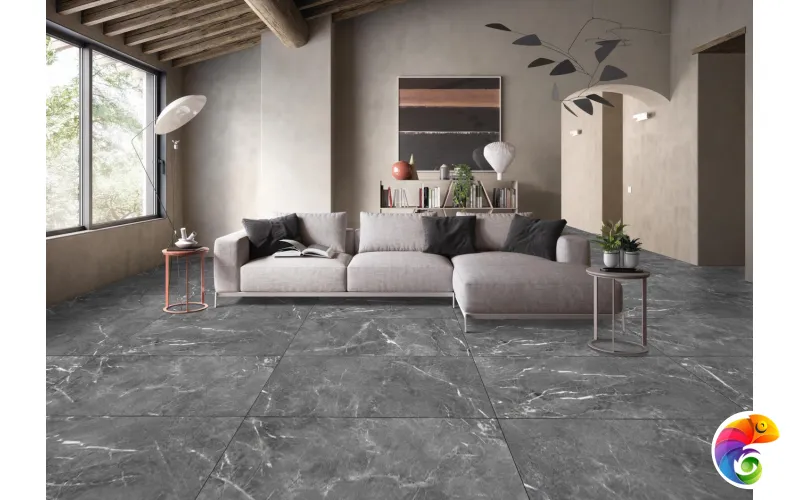 Керамогранит Realistik Shadow Dark Grey Polished 60x60