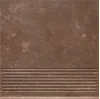 Ступень Ceramika Paradyz Ilario Brown Stopnica Prosta 29,5х29,5 (1,13)