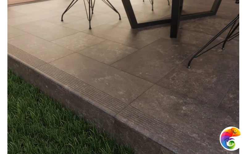 Ступень Ceramika Paradyz Ilario Brown Stopnica Prosta 29,5х29,5 (1,13)