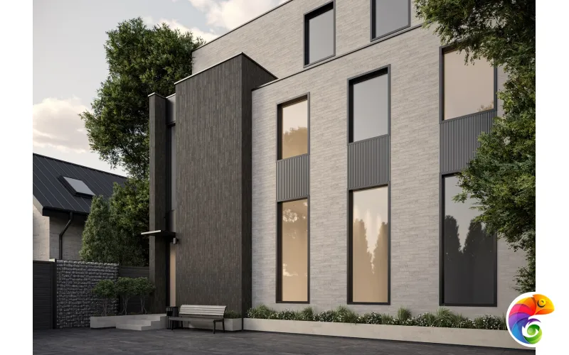 Плитка фасадная Ceramika Paradyz Carrizo Grey Elewacja Struktura Mat 40x6,6 (0,79)