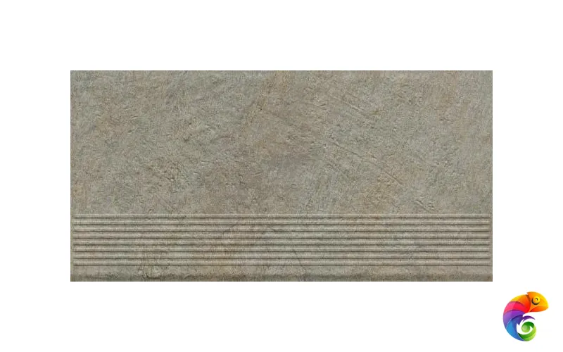 Ступень Ceramika Paradyz Eremite Taupe Stopnica Prosta Struktura Mat 30x60 (1,44)