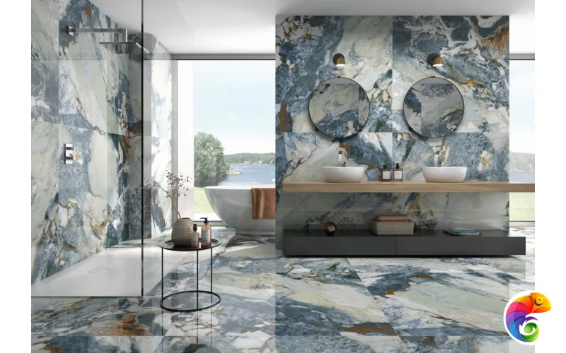 Керамогранит Geotiles Greta Blue 60x120