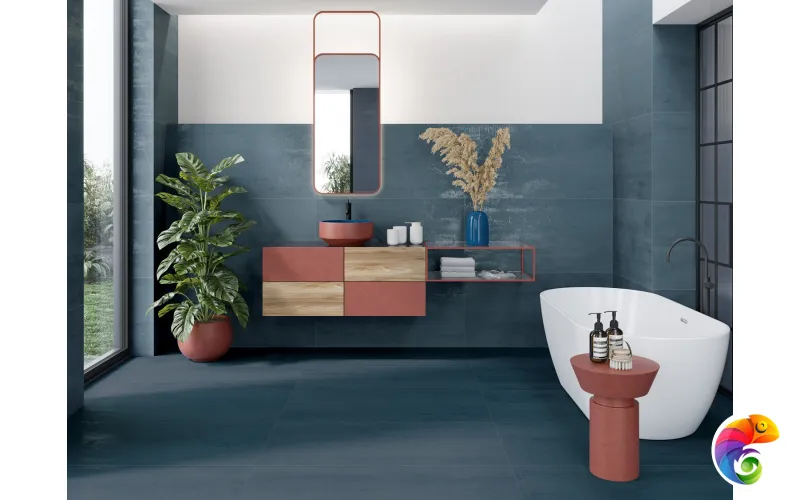 Керамогранит Azulev Enya Blue Ocean 60x120