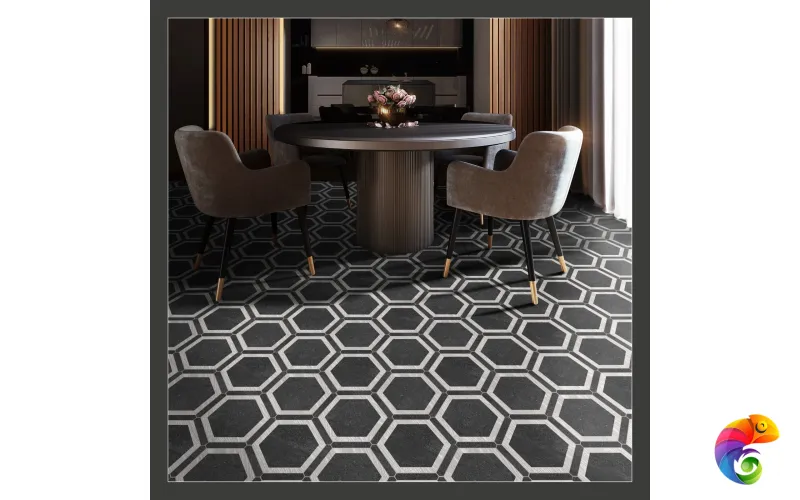 Керамогранит Monopole Oregon Grafito Gris 22x25