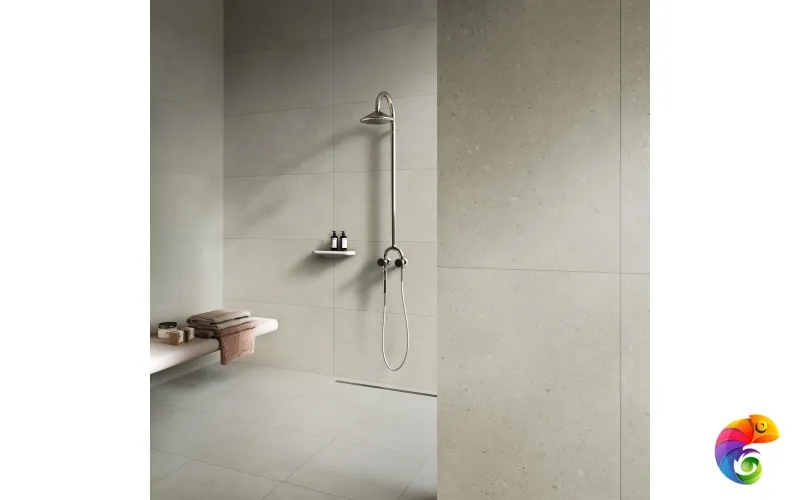 Керамогранит Vitra FlakeCement Кремовый МатR10A 60x60